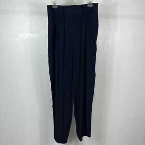 Ormond Vintage Navy Blue High Rise Tapered Leg Pants Size M